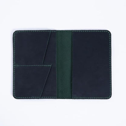 INCARNE Leather Passport Holder for Travel - Passport Case - Passport Wallet for Men - Passport Cover for Women Sleeve Protector - Travel Essentials Vacation Luggage Travel Gifts - Vintage Green