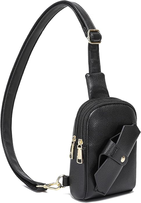 INICAT Small Sling Bag for Women Everyday & Travel Crossbody Bags Lightweight Cross Body Purses Vegan Leather