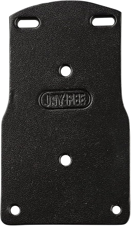 Jay-Pee Police Citation Bar Badge Holder Name Bar Tag Holder One Bar Black Leather