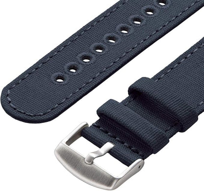 Archer Watch Straps - Canvas Quick Release Watch Bands (Navy Blue, 18mm)