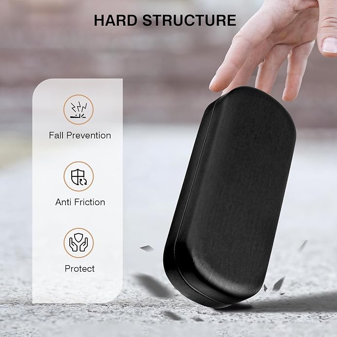 Marvolia Glasses Case Large Hard Shell Eyeglasses Case PU Leather Protective Case for Sunglasses Eyeglasses