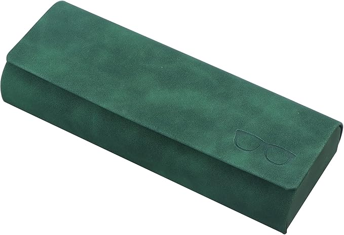 LifeArt Eyeglass Case Hard Shell, Portable Sunglass Case for Women and Men, fashionable PU Leather Eyeglass Case, Lightweight