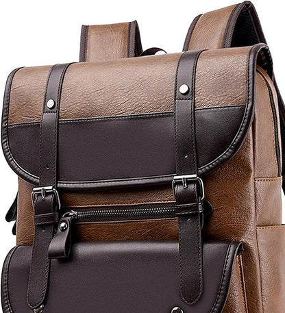 Laptop Backpack Stylish Waterproof Laptop Bag for Business Work Weekender Travel, khaki
