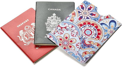 XEYOU Passport Holder Cover - Ultra Slim Premium Vegan Leather Travel Wallet Case Cover