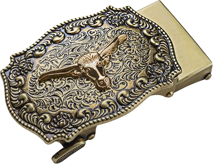 Barry.Wang Mens Belts Leather Ratchet Automatic Buckle Slide Click 1 3/8" Designer Dress Fashion Classic Casual Work Business