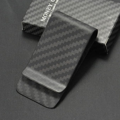 WAFJAMF Small Men's Slim Money Clip Stainless Steel Credit Business Card Holder Pocket Cash Wallet