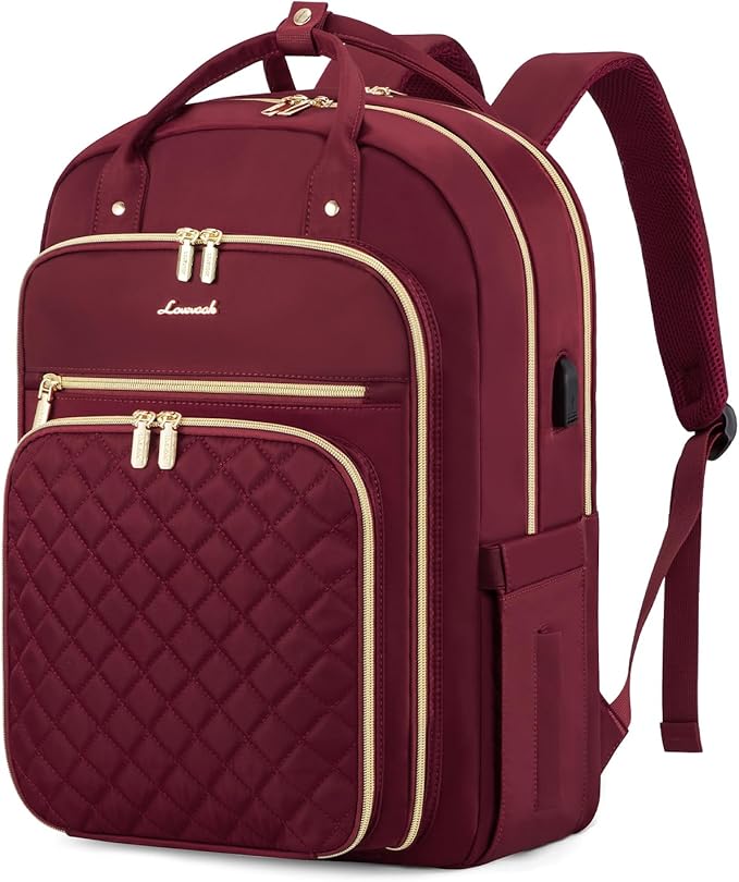 LOVEVOOK 17" Laptop Backpack for Women with Laptop Compartment, Water Resistant Travel Work Backpacks Purse Stylish College Business Teacher Nurse Computer Bag