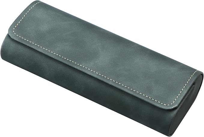 LifeArt Eyeglass Case Hard Shell, Portable Sunglass Case for Women and Men, fashionable PU Leather Eyeglass Case, Lightweight