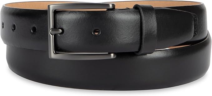 Calvin Klein Men's Leather Dress Belt - Sleek Modern Style for Business & Everyday Wear