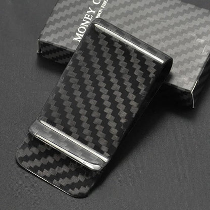 WAFJAMF Small Men's Slim Money Clip Stainless Steel Credit Business Card Holder Pocket Cash Wallet