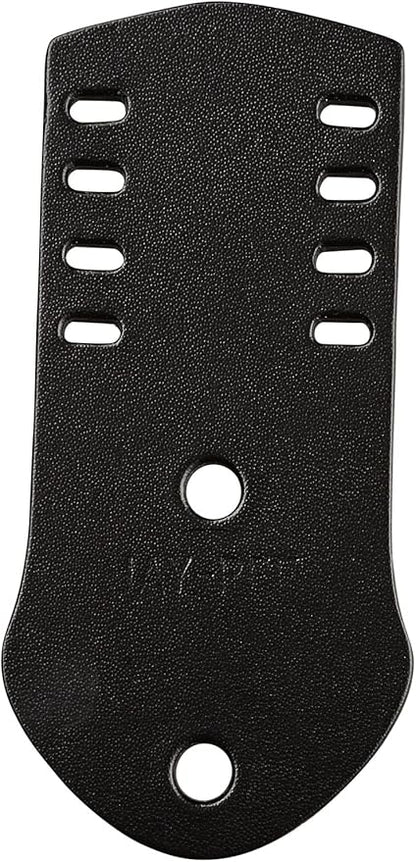 Jay-Pee Police Citation Bar and Badge Holder Four Bars Genuine Leather Black