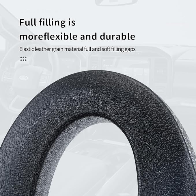 KIFIDAN 2PCS Car Seat Gap Filler,Flexible in between Car Seat Catcher for Tightly Filling Seats Gaps,Universal Cars Console Catcher Interior Cars Accessories for Women & Men (Black)