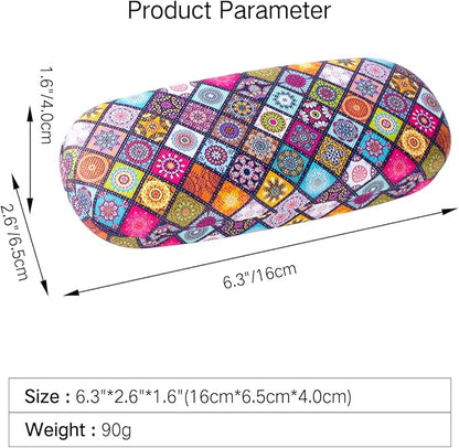 PERFECTSIGHT Hard Shell Eyeglasses Case, PU Leather Protective Glasses Case, Cute Eyeglass Case for Women Men Girls
