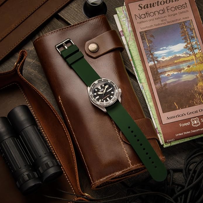 Archer Watch Straps - Soft Silicone Quick Release Watch Bands