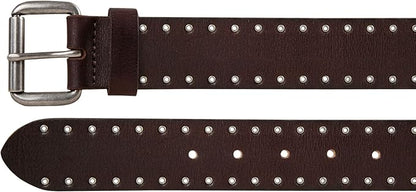 Lucky Brand Men's Jeans Leather Belt| Classic| Casual| Dress| Everyday| American Heritage| Genuine Leather| Metal Buckle