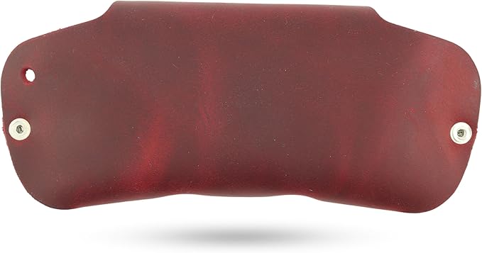 Toprank Leather Eyeglass Case - Handmade Slim Sunglasses Holder, Genuine and Universal Fit for Men and Women