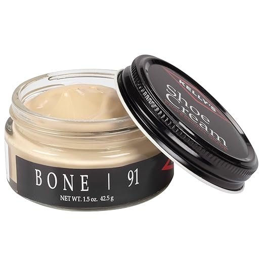 Kelly's Bone Shoe Polish 1.5 oz - Professional Leather Shoe Cream