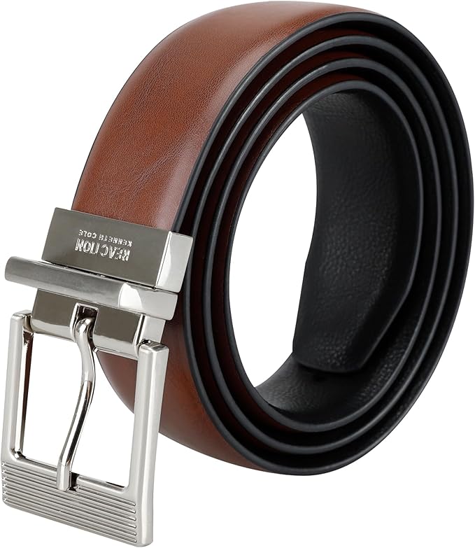 Kenneth Cole REACTION Men's 2-in-1 Reversible Dress Belt