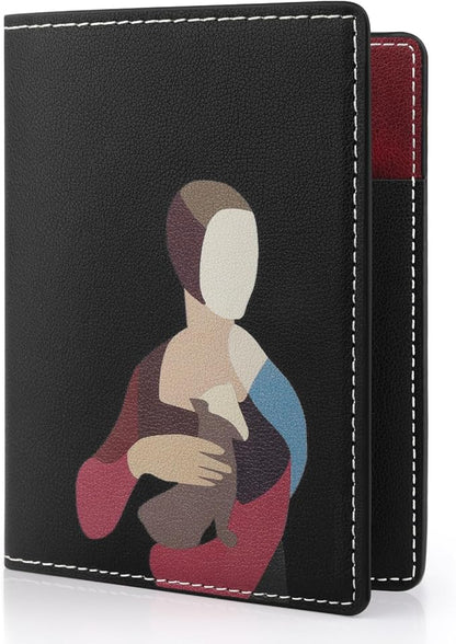 Lychii Passport Holder Cover, Ultra Slim PU Leather Travel Passport Wallet Organizer, 5.7 x 4.1 Inches
