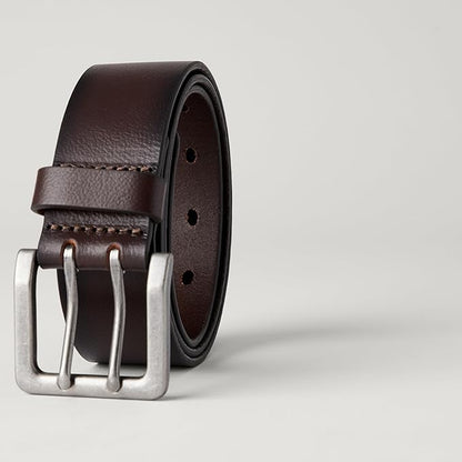 Amazon Essentials AE - Accessories Men's Double Prong Leather Belt