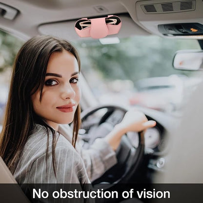 KINIVA Sunglass Clip & Holder, Magnetic Glasses Case for Car Organizer