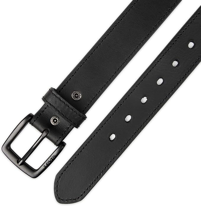 Levi’s Men’s Casual Leather Belt, Classic Strap for Jeans & Everyday Wear
