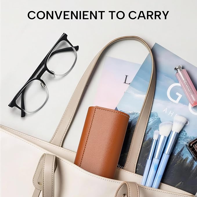 Sightor Glasses Case, 2 Pcs Eyeglasses Case Hard Shell Travel Sunglasses Case Reading Hard Glasses Cases for Women Men