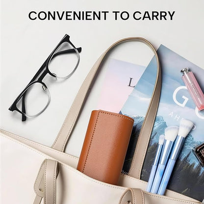 Sightor Glasses Case, 2 Pcs Eyeglasses Case Hard Shell Travel Sunglasses Case Reading Hard Glasses Cases for Women Men