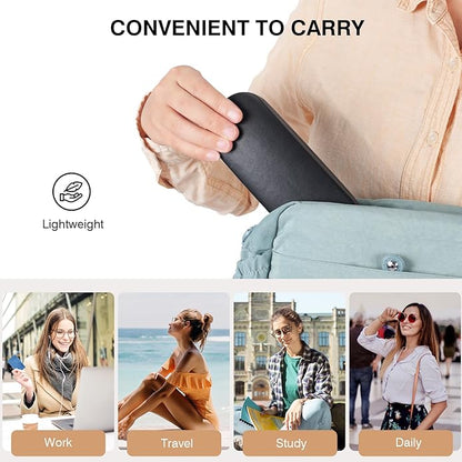 Marvolia Glasses Case Hard Shell - PU Leather Eyeglass Cases Eyeglasses Case for Sunglasses Eye Glasses Cases