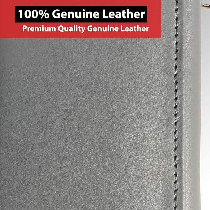 IBRO VINTAGE Motorcycle Chain Wallet for Men – Premium Cowhide Leather, RFID Tri-Fold Biker Wallet with Heavy Duty Chain for Bikers Truckers & Hunters, Credit Card Money Organizer Long Wallet | Long Trifold, RFID Blocking, Men's, Trucker Biker