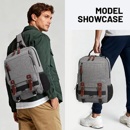 mygreen Canvas Cross Body Messenger Bag Shoulder Sling Backpack Travel Rucksack