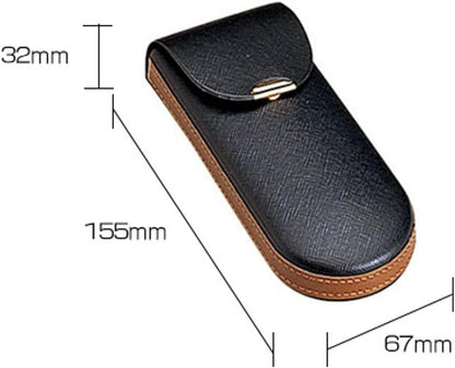 M-world Slim, Light, semi- Hard, Eye Glasses Case (Black)