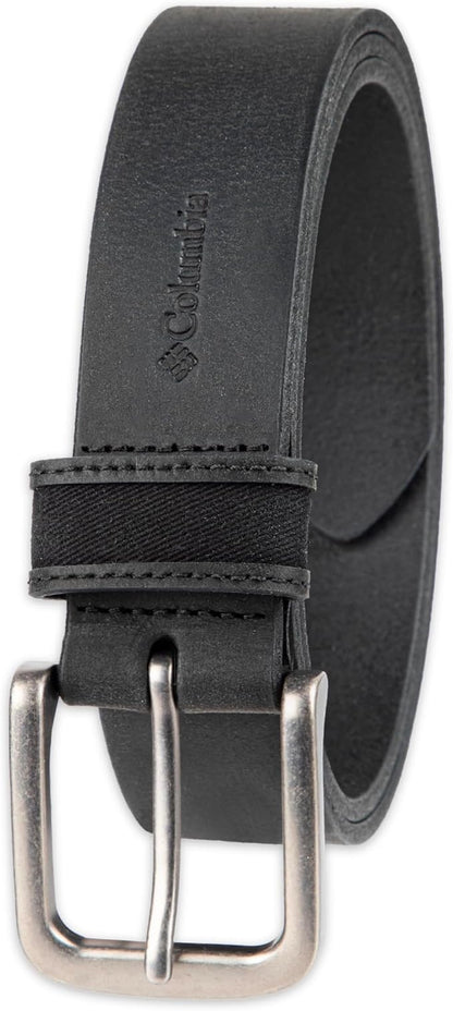 Columbia Men's Casual Everyday Leather Belt – Jeans, Chinos and Daily Wear