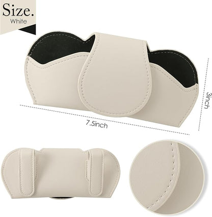 KINIVA Sunglass Clip & Holder, Magnetic Glasses Case for Car Organizer