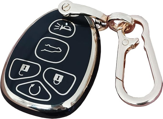 for Chevrolet Key Fob Cover Fit for Chevy Suburban Tahoe Traverse Buick Enclave Cadillac Escalade GMC Yukon
