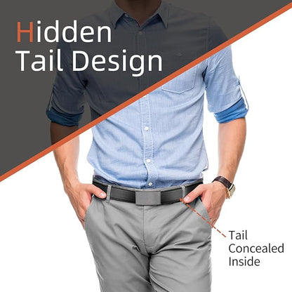 Zitahli Ratchet Belts for Men,Adjustable for Gift mens belt Leather For Dress and Casual Trim to Fit,Men's Accessories