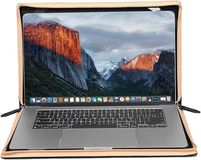MOSISO Compatible with MacBook Air 15 inch 2025 2024 2023 M4 M3 M2/Pro 15 inch Case A1990 A1707 2019-2016, PU Leather Laptop Sleeve Vintage Retro Zippered Portfolio Protective Case Cover, Black