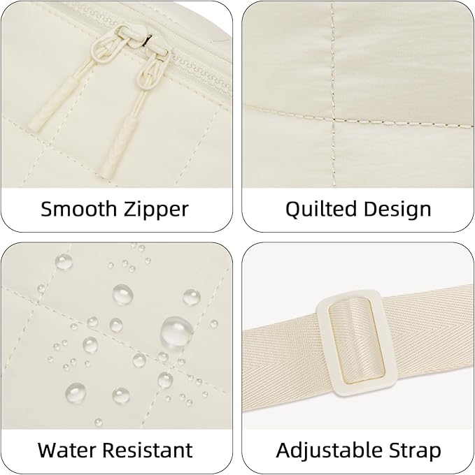 KKXIU Crossbody Sling Bag for Women Trendy Fanny Pack Vegan Leather Chest Bag | Trendy