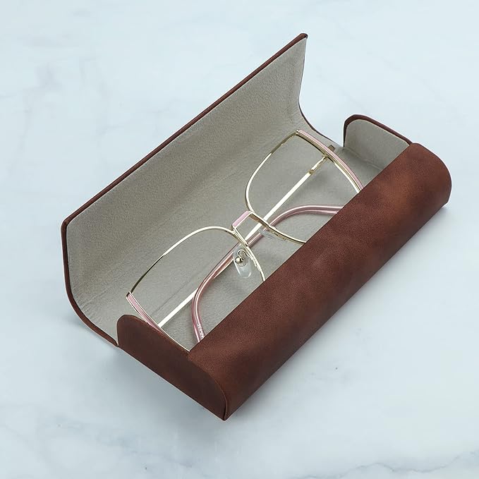 VisionGlobal Hard Shell Eyeglass Case for Eyeglasses and Sunglasses for Men/Women and Kids