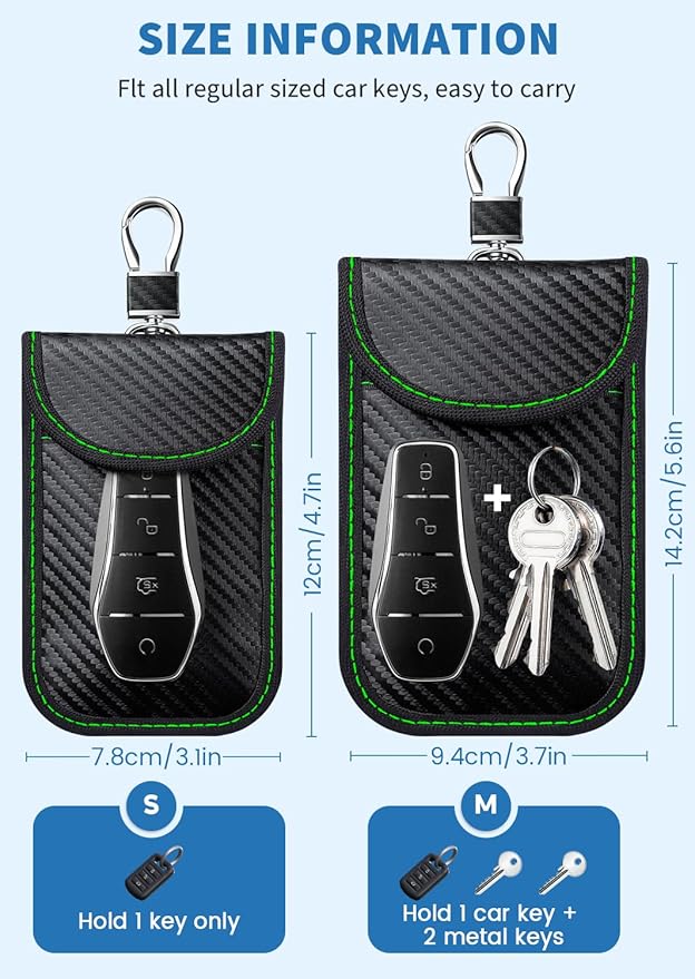 Faraday Key Fob Protector, Faraday Bags for Car Keys