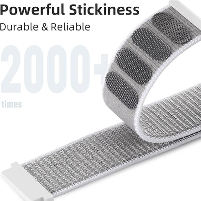 DaQin 22mm 20mm 18mm Quick Release Watch Band Compatible with Garmin Venu 3 2/Forerunner 255 265 955/Vivoactive 5 6 4 3, Nylon Watch Straps Adjustable Sport Replacement for Samsung Galaxy Watch 7 6 5 4/3 45mm/Galaxy Watch 46mm Men Women, 3 Packs