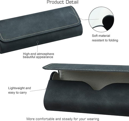 VisionGlobal Hard Shell Eyeglass Case for Eyeglasses and Sunglasses for Men/Women and Kids