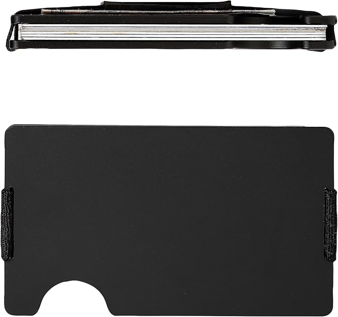 Minimalist Slim Wallet for Men,RFID Blocking Metal Wallet,Aluminum Credit Card Holder & Money Clip 12-15 Cards,Slim Rfid Front Pocket Mens Wallet
