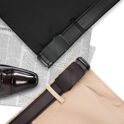 DOOPAI Belt Men, Ratchet Dress Adjustable 1 3/8" Sliding Leather Designer, Size Length Can be Cut, with Gift Box