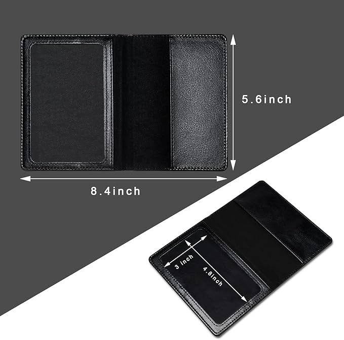 Honmein 2 Pcs Passport holders，Ultra Slim passport wallet，PU Leather Passport Cover for Women and Men…