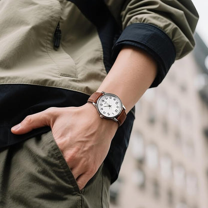 SEURE Quick Release Watch Band,Top Genuine Leather Watch Straps 19mm 20mm 21mm 22mm 24mm for Men and Women