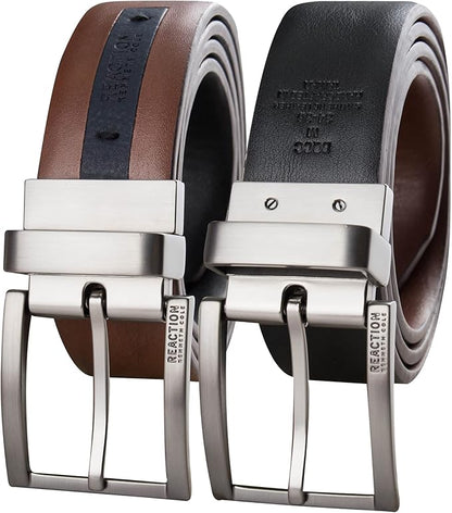 Kenneth Cole REACTION Men's 2-in-1 Reversible Dress Belt