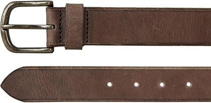 Lucky Brand Men's Jeans Leather Belt| Classic| Casual| Dress| Everyday| American Heritage| Genuine Leather| Metal Buckle