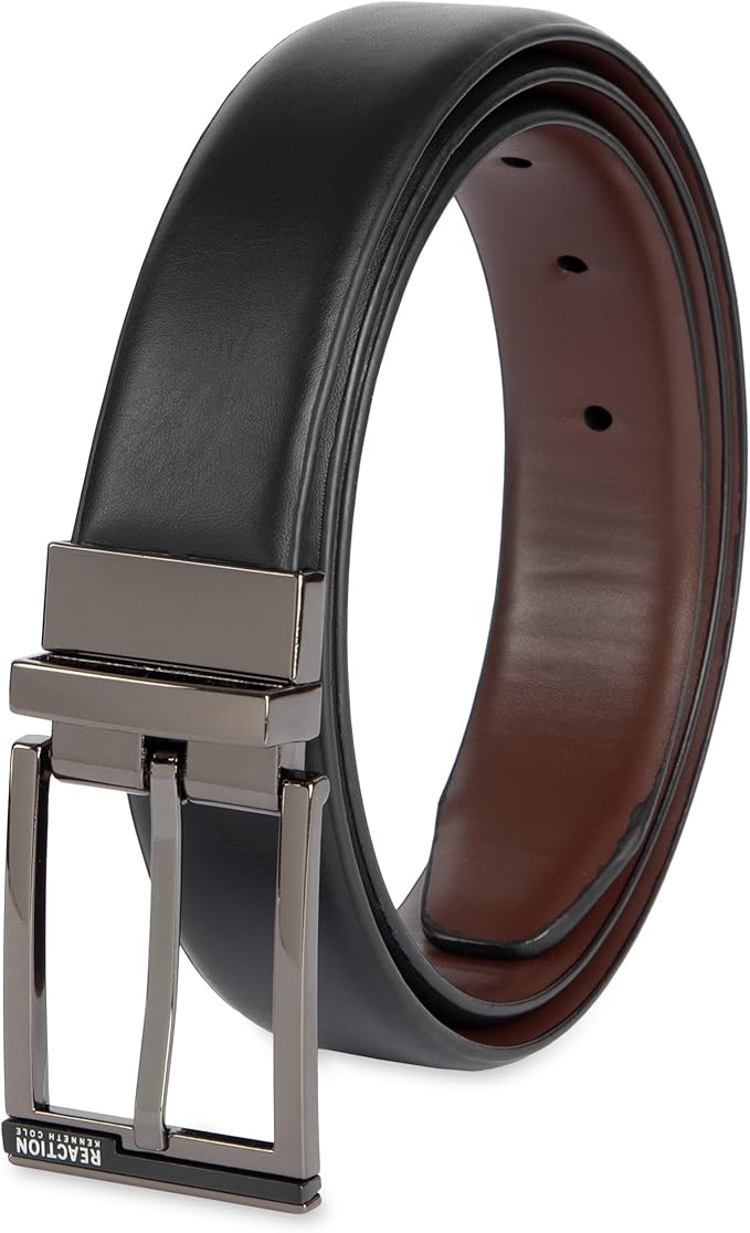 Kenneth Cole REACTION Men's 2-in-1 Reversible Dress Belt