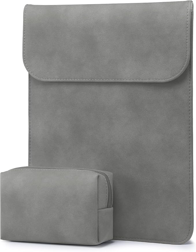 HYZUO 13 Inch Laptop Sleeve PC Case for MacBook Pro 13 M2 M1 2026-2016, 13" MacBook Neo 2026 A3404, MacBook Air 13 M5 A3449 M4 M3 M2 M1 2026-2018, 13" iPad Pro/Air, Surface Pro, XPS 13, Dark Gray